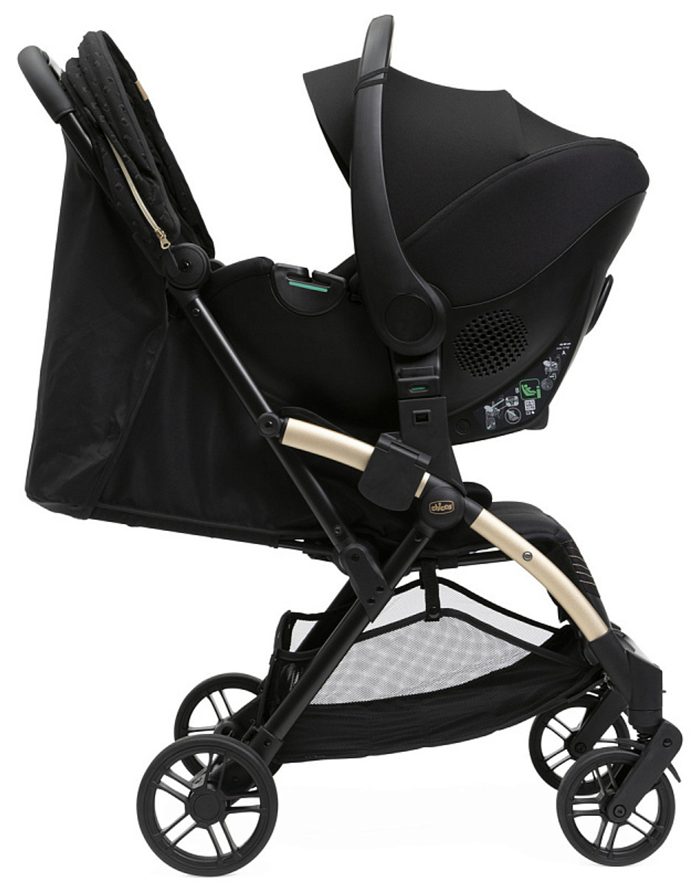 Коляска прогулочная Chicco XPlus Black Re Lux