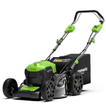 Газонокосилка аккумуляторная Greenworks GD40LM46SP, 40V, 46см, самоходная, бесщеточная, c 1хАКБ 8 Ач и ЗУ (2506807UH)
