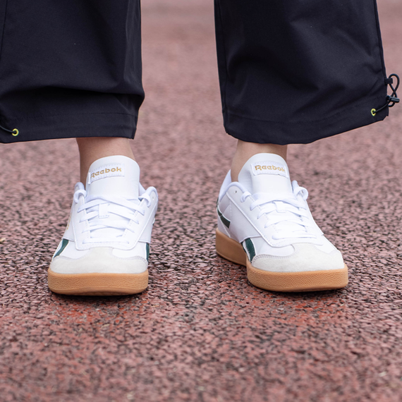 Кроссовки reebok Smash Edge для скейтборда Низки Бело-зеленые Уники