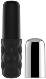 Вибромассажер Satisfyer Mini Lovely Honey чёрный серебро 11,4 см