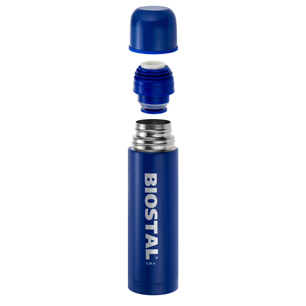 Термос Biostal Flër (0,35 литра), синий