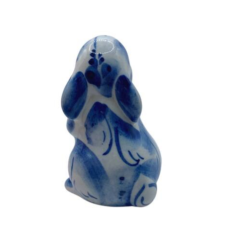 Фигурка Кролик лапки гжель