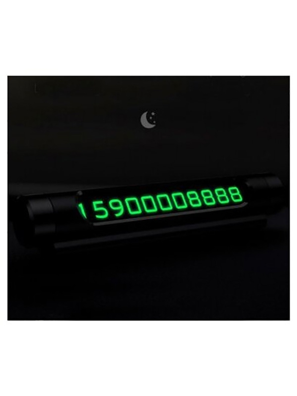 Автомобильная парковочная карта Baseus ACNUM-0S / Автовизитка / Табличка с номером телефона в машину