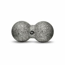 Шар массажный сдвоенный 16 х 8 см серый