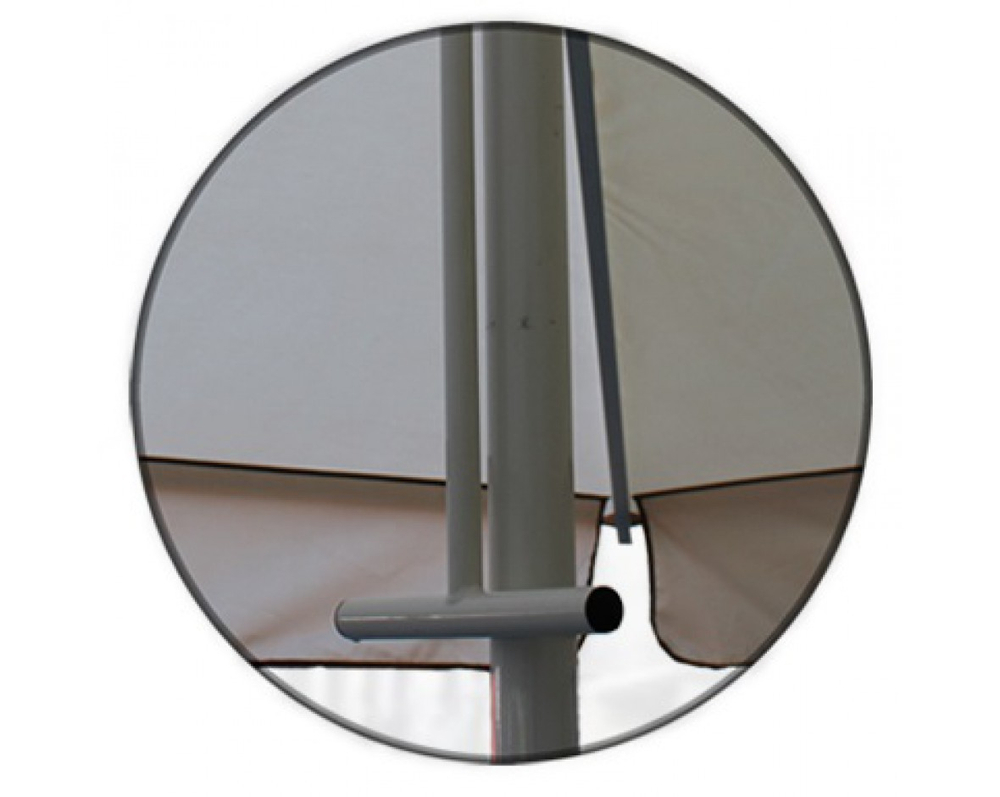 Уличный зонт для кафе Митек 3х3 (4 спицы), квадратный