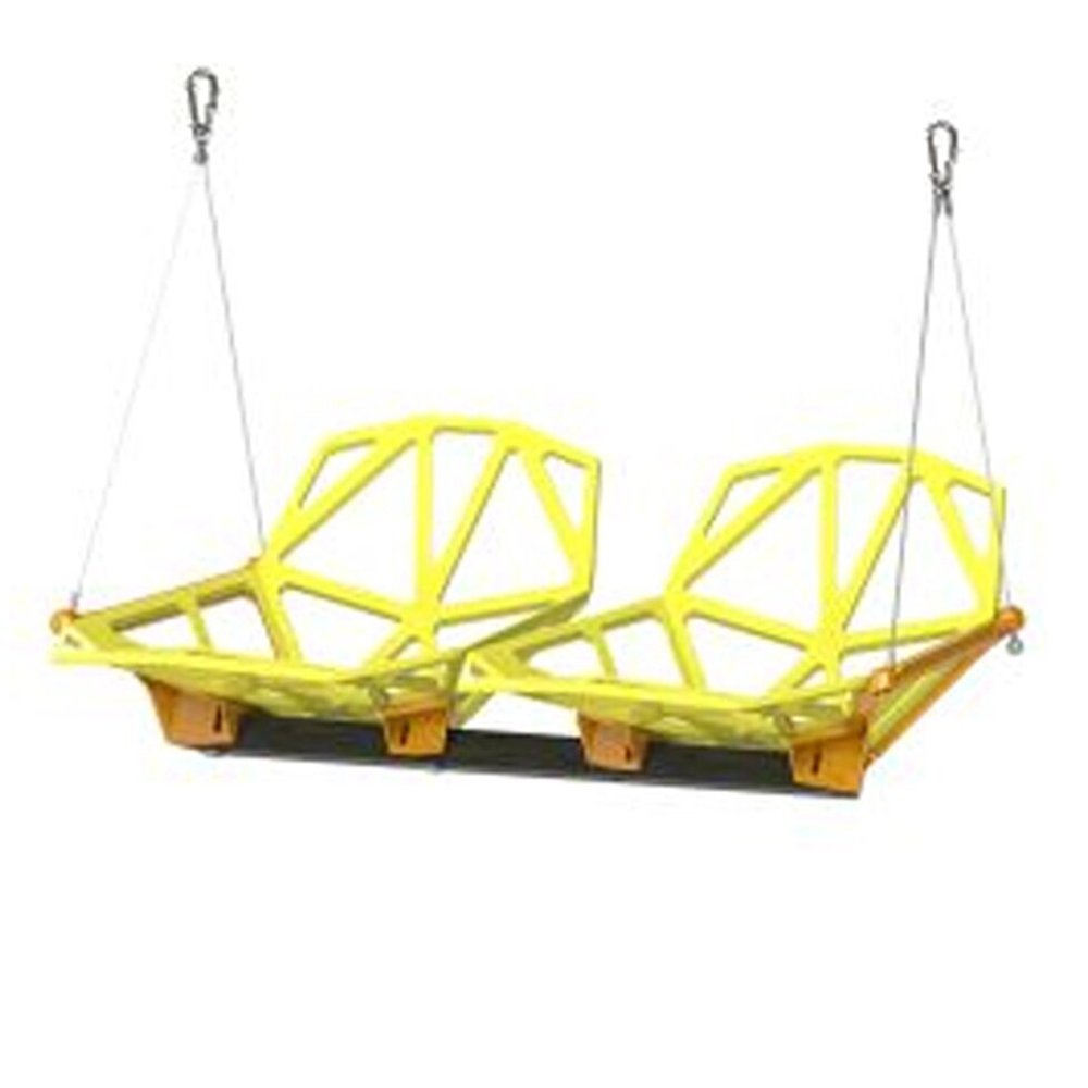 Качели двойные непрозрачные