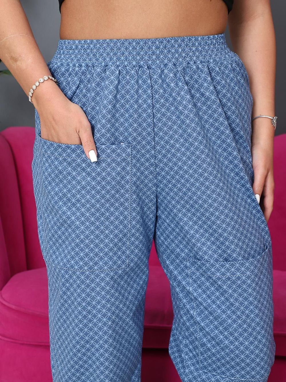 Диапазон - брюки индиго Iv-capriz (Акция)