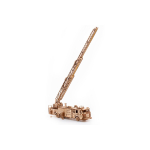 Пожарная машина с выдвижной вращающейся лестницей от EWA - Деревянный конструктор, сборная модель, 3D пазл