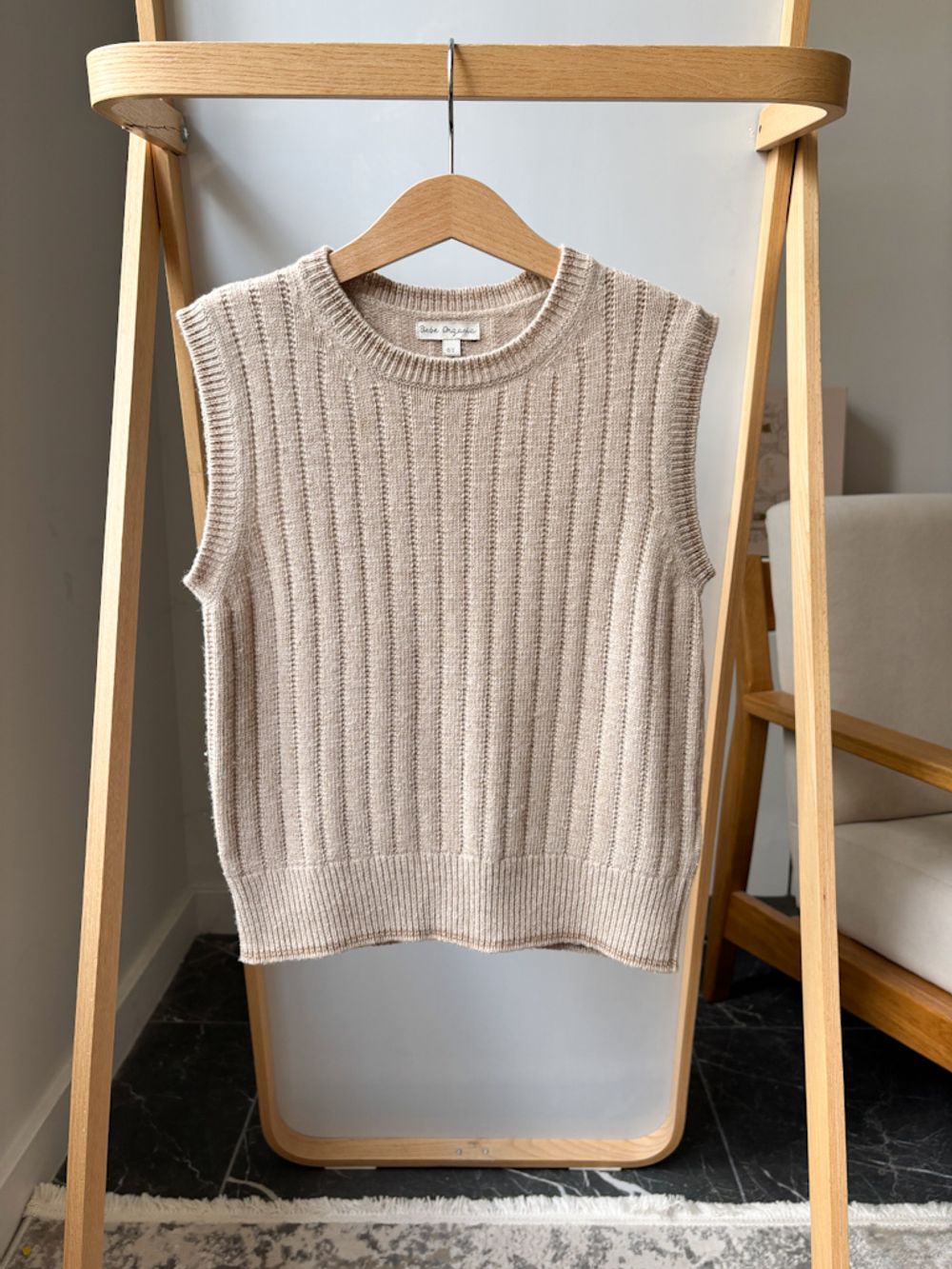 Жилет Bebe Organic с вискозой и шерстью, 116