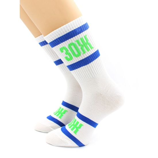 Носки с надписью "ЗОЖ" белые Hobby Line