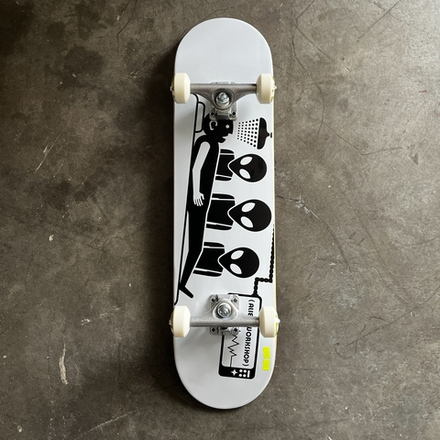 Скейтборд Alien Workshop Abduction White Complete