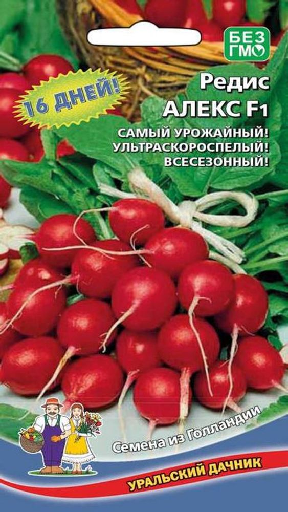 Редис &quot;G. Алекс F1&quot; 2г., Россия.
