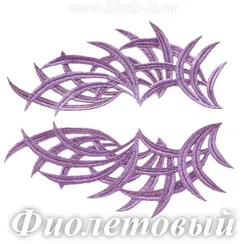 Лейсы кружевные, Фиолетовый (модель A)