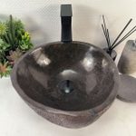 Раковина из речного камня RS-65265 39*35*15 0855