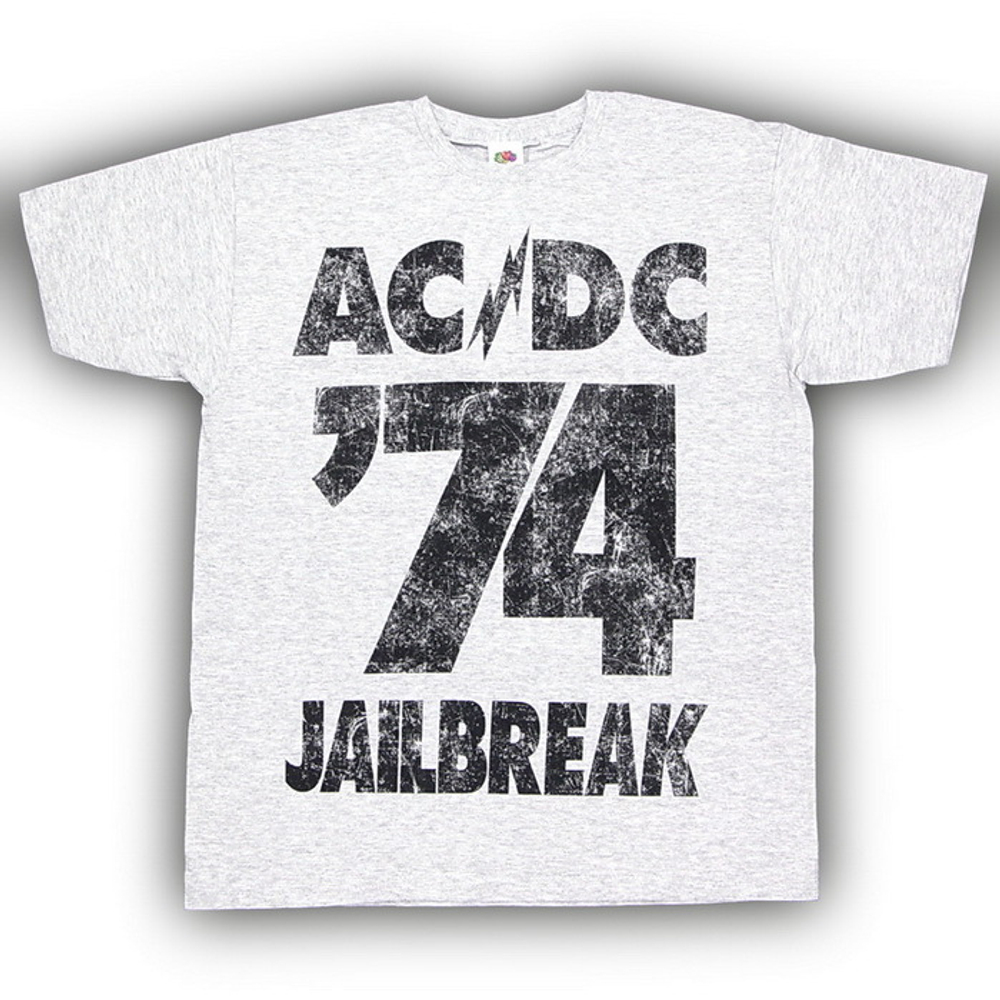 Футболка AC/DC 74 Jailbreak меланж