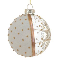 GAEM Украшение новогоднее "Шар" , D 8 см, L8 W8 H10 см