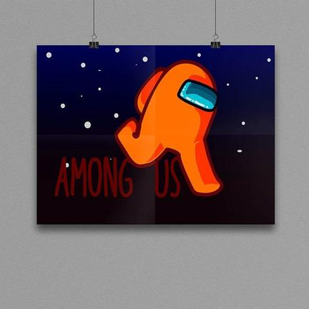 Плакат "Амонг Ас - Оранжевый"