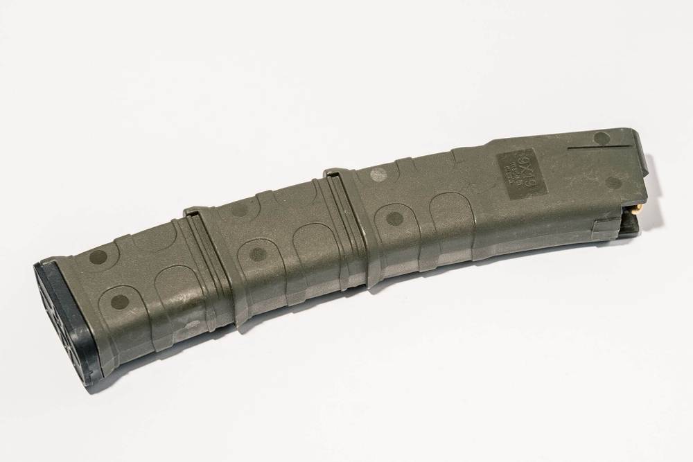 Магазин PufGun для Сайга-9, 9×19, 30 патронов, хаки