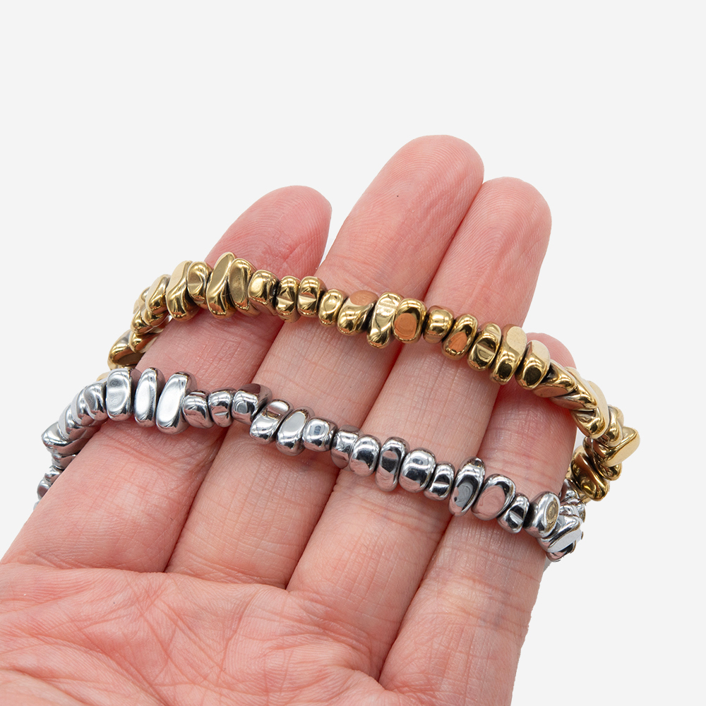 Гематин (гематит), оттенок "Золото", фриформ 5-8мм