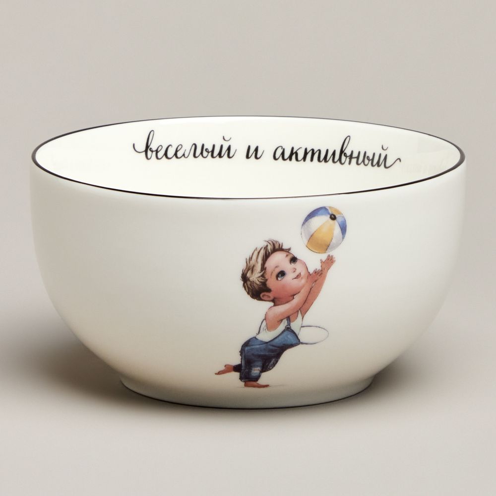 НАБОР ПОСУДЫ LEFARD ВЕСЕЛЫЙ МАЛЬЧИК 3 ПР.: САЛАТНИК 470МЛ, ТАРЕЛКА 20СМ, КРУЖКА 220МЛ