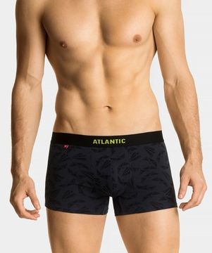 Трусы мужские боксеры (3шт), Atlantic Origami Sport 3MH-040, графит + лайм + черные