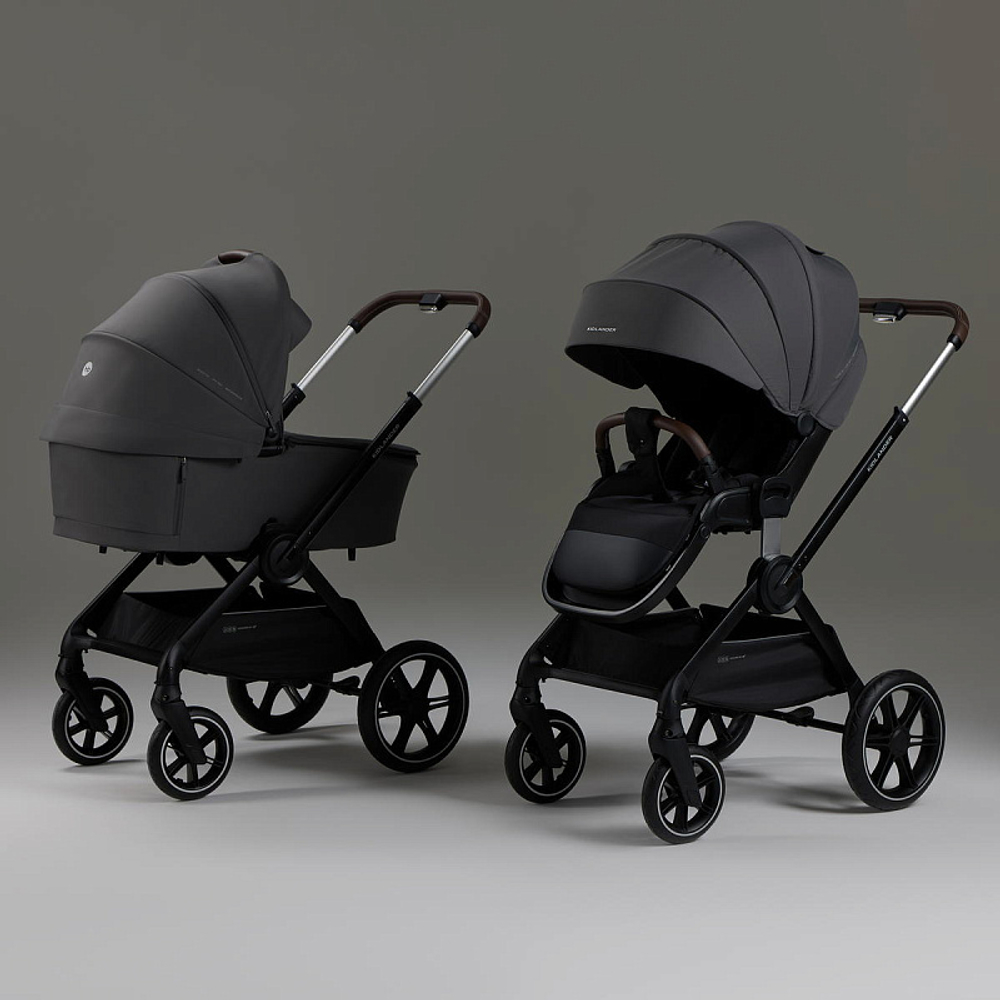 Детская коляска Happy Baby Kidlander 2 в 1 black