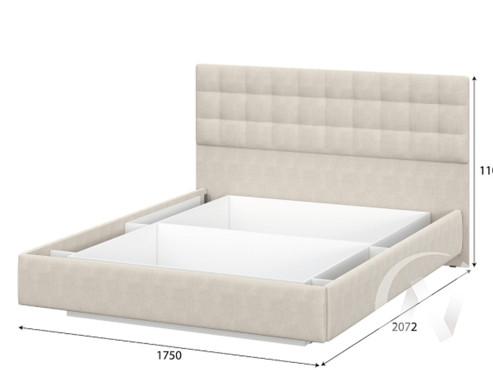 Кровать двойная №2 универсальная 1,6 Серия 2