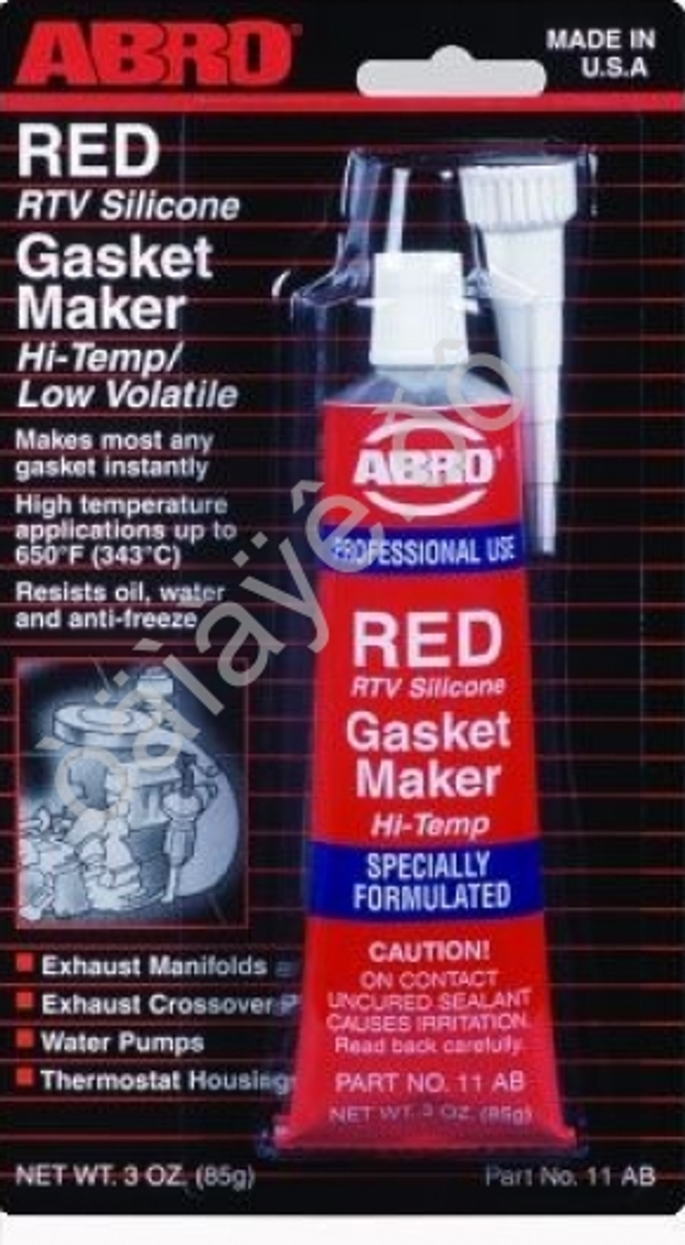 Герметик АБРО Masters красный большой 85г 11-AB-CH-RW-S