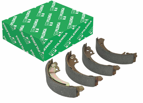 Колодки тормозные задние для ВАЗ 2109, 2110, 2114, Калина, Приора, Гранта без АБС Pilenga со скобами ручника