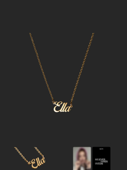 товары MEOVV - MY EYES OPEN VVIDE MD NAME PLATE NECKLACE
