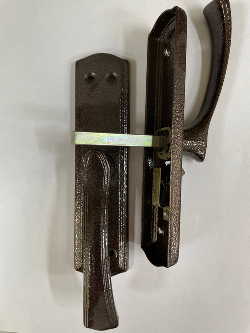 Ручка-защелка Могилев с фиксацией 3Щ1Д-2-6 медь