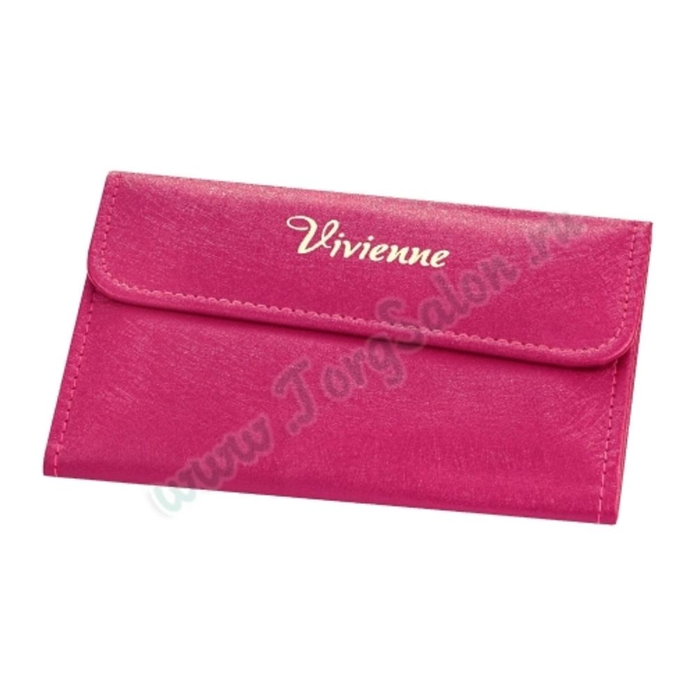 Пенал раскладной на 4 пинцета (фуксия), «Vivienne»