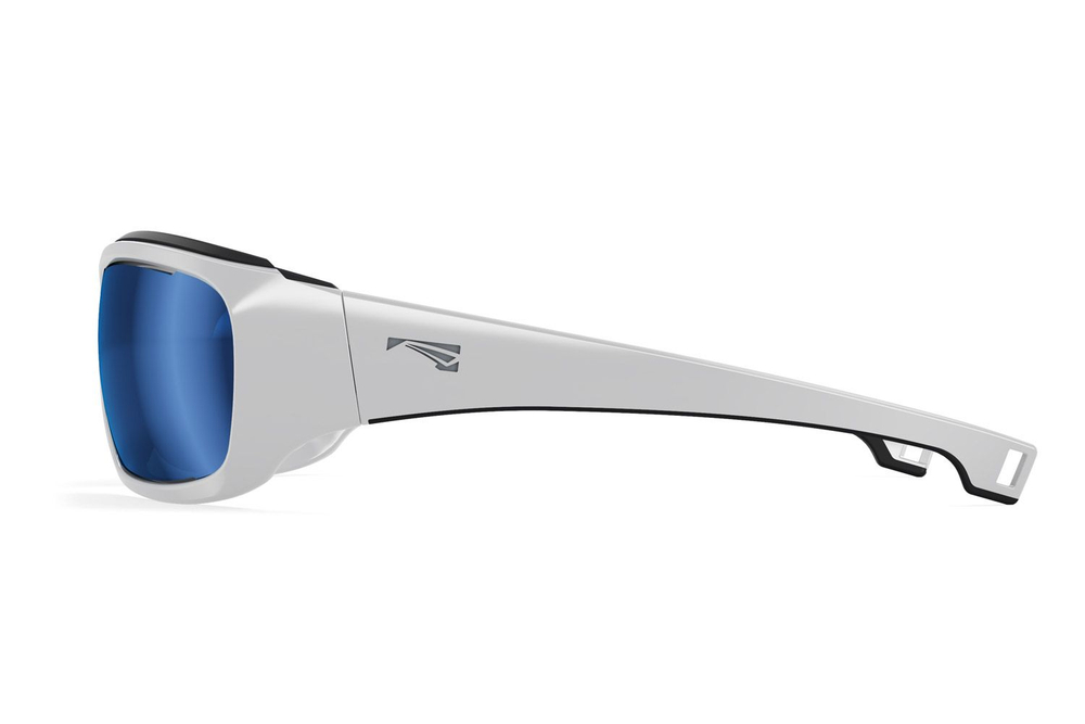 Спортивные очки LiP Tide / Stone White - Black / Zeiss / PA Polarized / Gun Blue Smoke