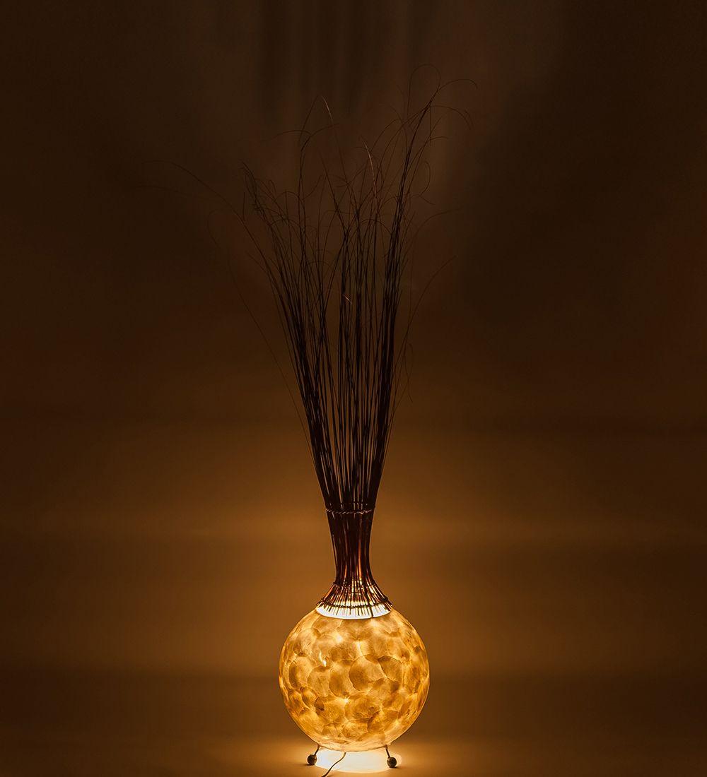 Decor and Gift 34-010 Светильник из перламутра «Комета» ср.