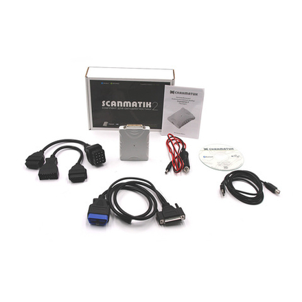 Диагностический сканер Сканматик 2 USB + BlueTooth  комплект ВАЗ+ГАЗ