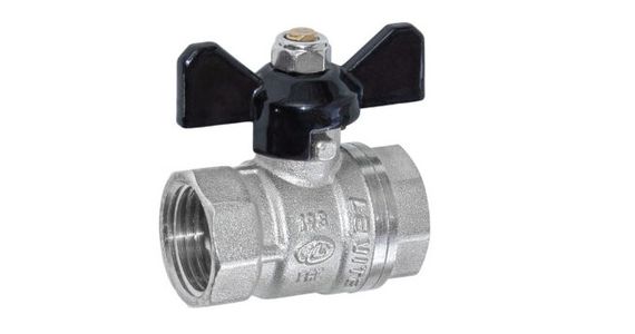 Кран шаровый В-В 3/4" бабочка MEDIUM Lavita полнопроходной 42265