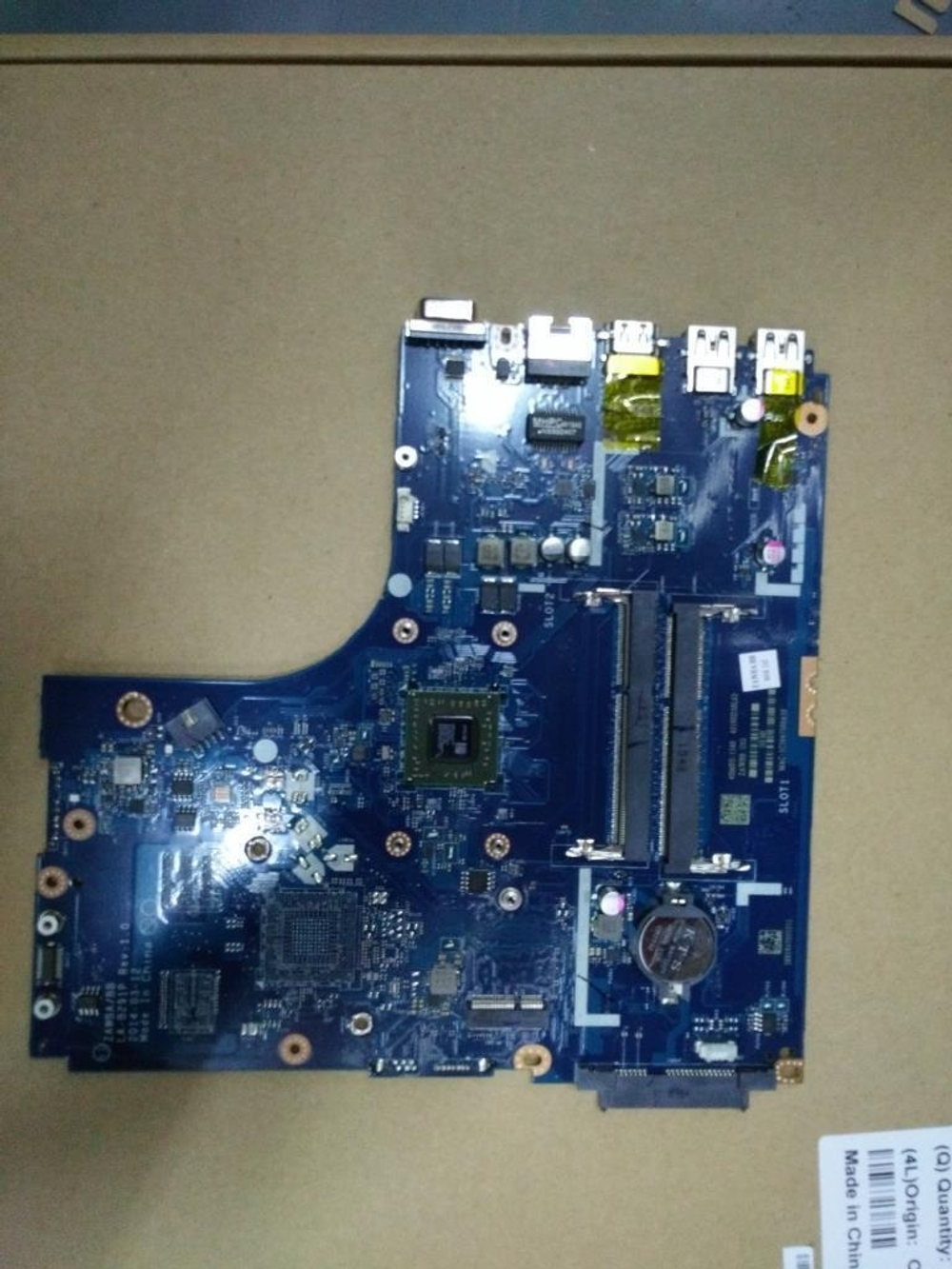 Материнская плата для ноутбука Lenovo ideapad B50-45 LA-B291P ZAWBA/BB UMA AMD E1-6010 1000 W/FP (5B20F86192), оригинал