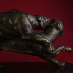 Скульптура в стиле АР-ДЕКО «Тигры»