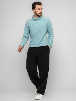 Кофта-ниндзя (с капюшоном), мужская, цвет "Мятный бриз"