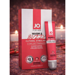 Клиторальный гель с контрастом температур и вибрацией  JO WARM & BUZZY, 10 мл