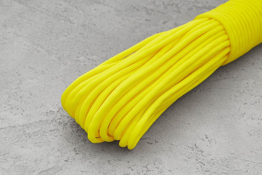 Пaракорд «Neon yellow», 1 метр
