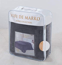 Плед 160х220 Sofi De MarkO Стелла серый