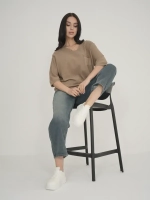 Кофта вязанная тонкая 9932-ДК