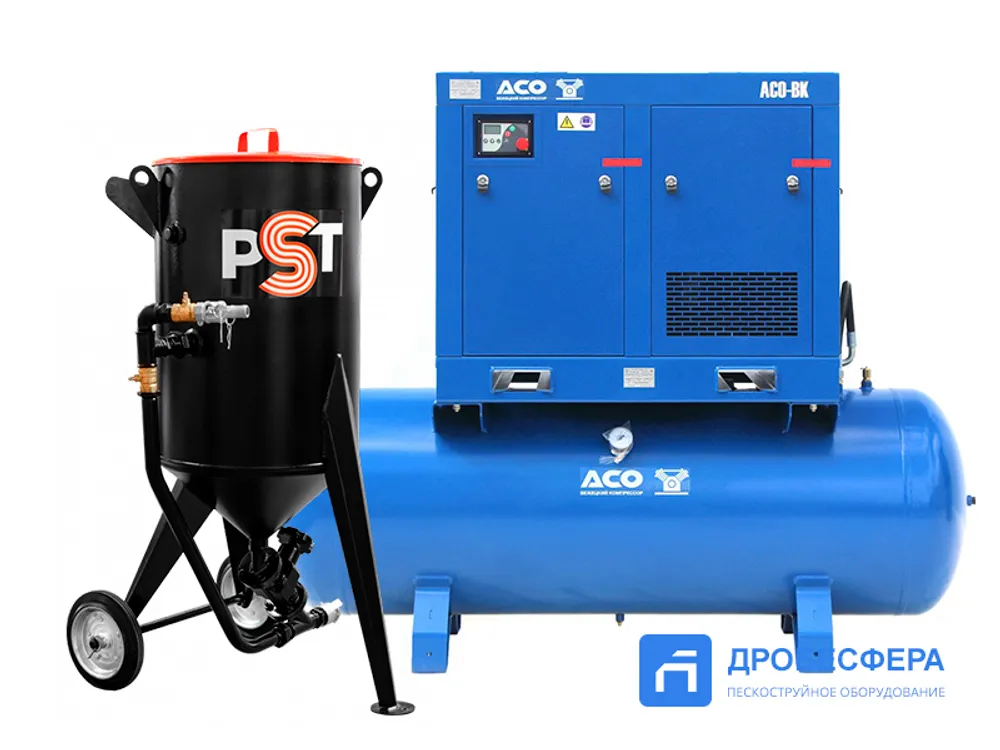 Полупромышленный комплект оборудования с компрессором