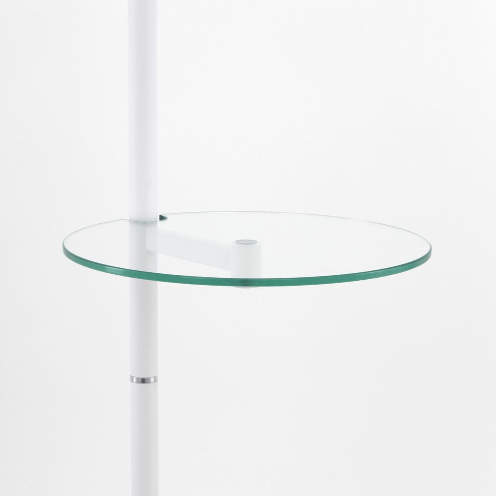 Citilux Батлер CL806010 Торшер со столиком Белый