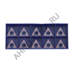 Пластина твердосплавная ISO TCMT16T304-MFA APM20B AHNO по жаропроч. и нерж.стали, получистовая