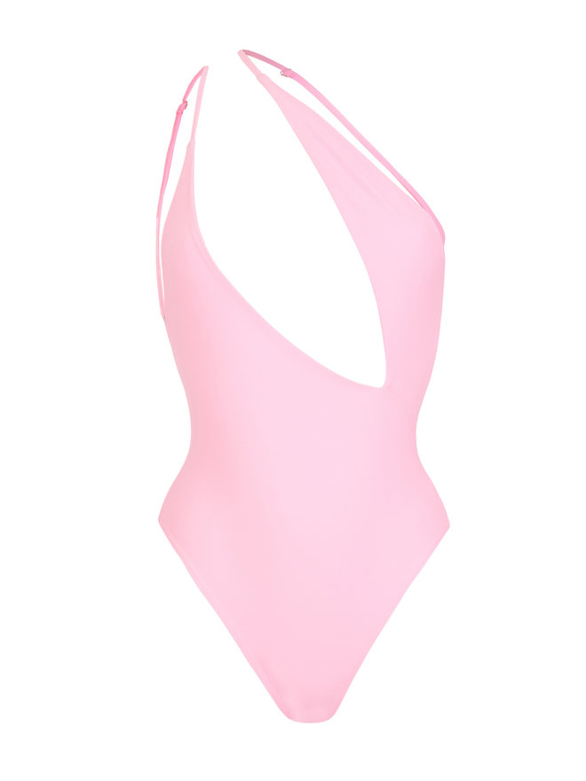 Слитный купальник Paula — Candy pink