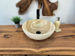 Раковина из оникса Bowl Natural BO-65737 40х40х15 из натурального камня