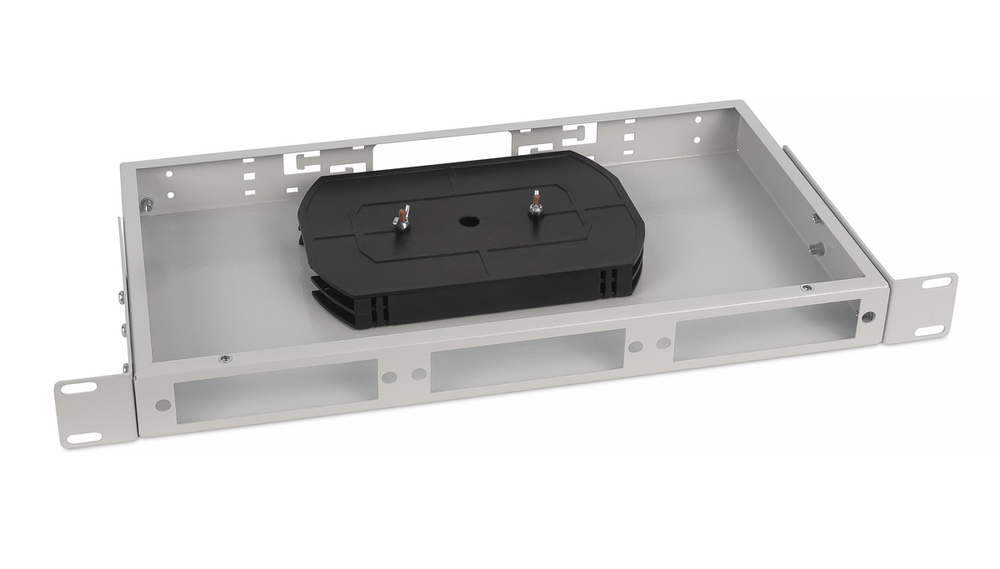 Кросс оптический стоечный  Cabeus FO-CS-19-3FP-GY