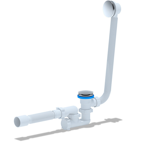 Обвязка на ванну 1 1/2*40 с вып Click-Clack грибок-сетка, с перел с г/т 40*50 EC255GS АНИ пласт